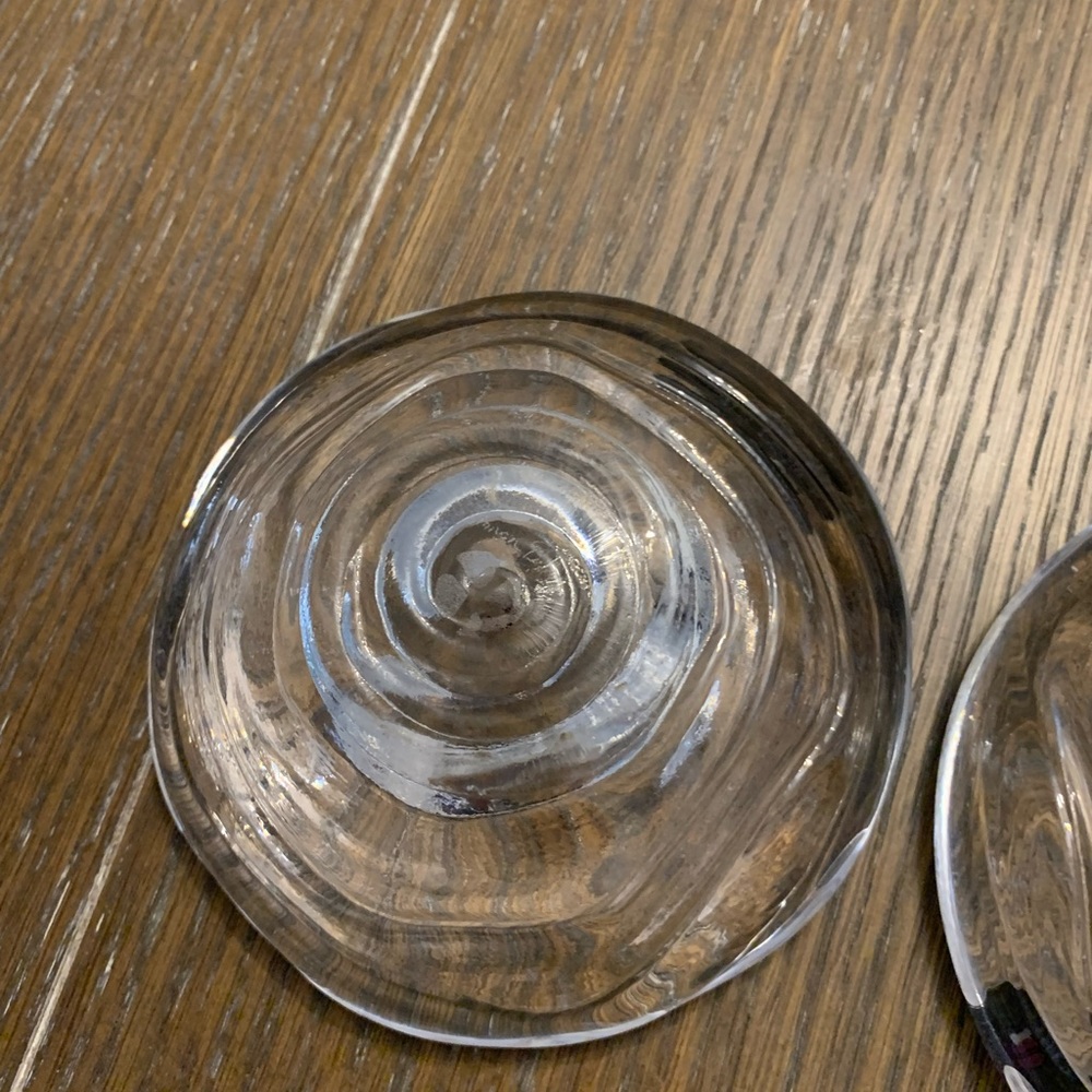 Thetford Tealight Candleholders. 1” x  4”.                     Simon Pearce